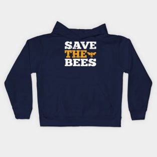 Distressed Save the Bees Design for Men Women and Kids Kids Hoodie